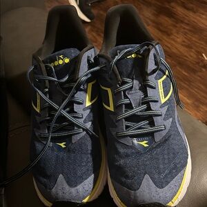Diadora Navy Blue Equipe Nucleo Running Shoes